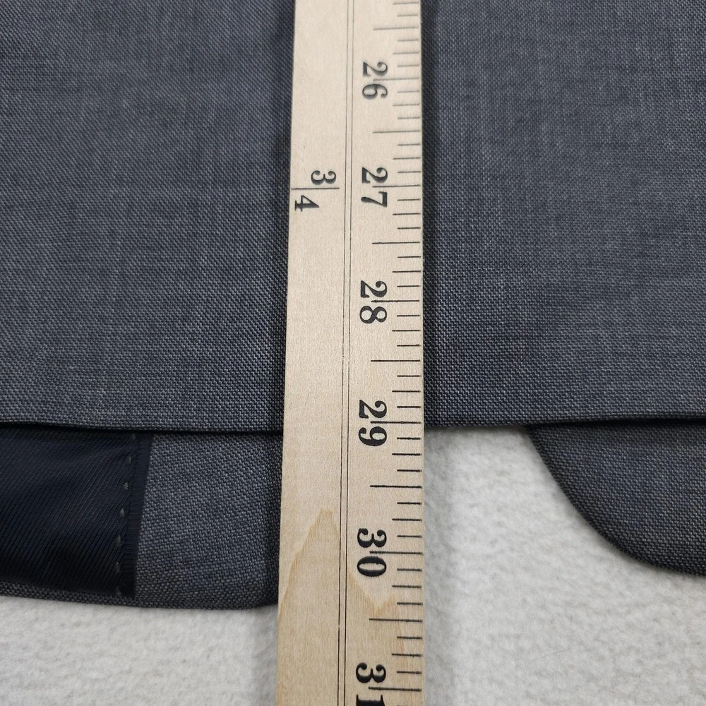 Banana Republic Blazer Mens 42R Gray Slim Fit Marzotto Wool Sport Coat Jacket